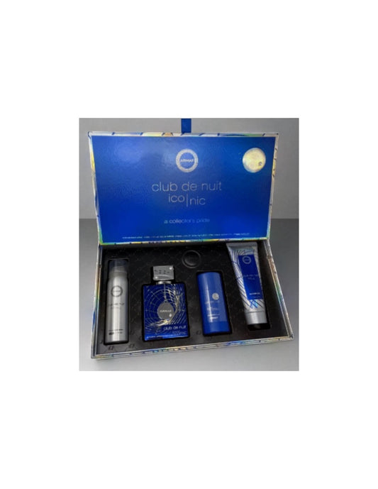 Gift Set 4 Piezas Club De Nuit Iconic 105m -  Eau de Parfum - Armaf Perfumes