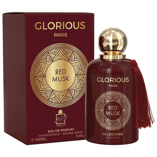 Glorious Paris Red Musk 100ml - Eau de Parfum - Milestone By Emper